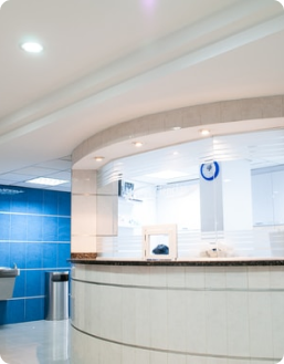 care service office lobby